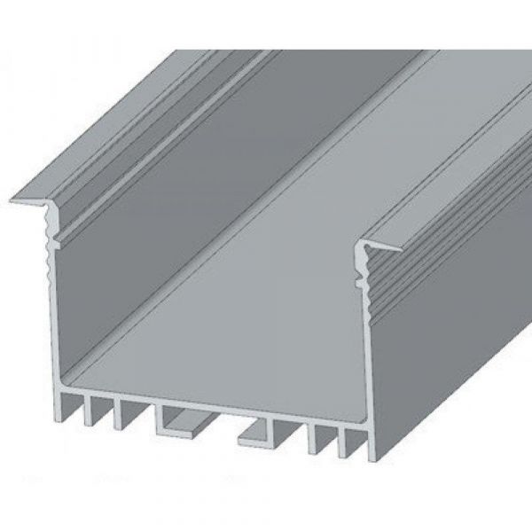 ЛСВ40 Алюминиевый профиль, цвет анодировки-серебро 40*30мм, длина 2 м