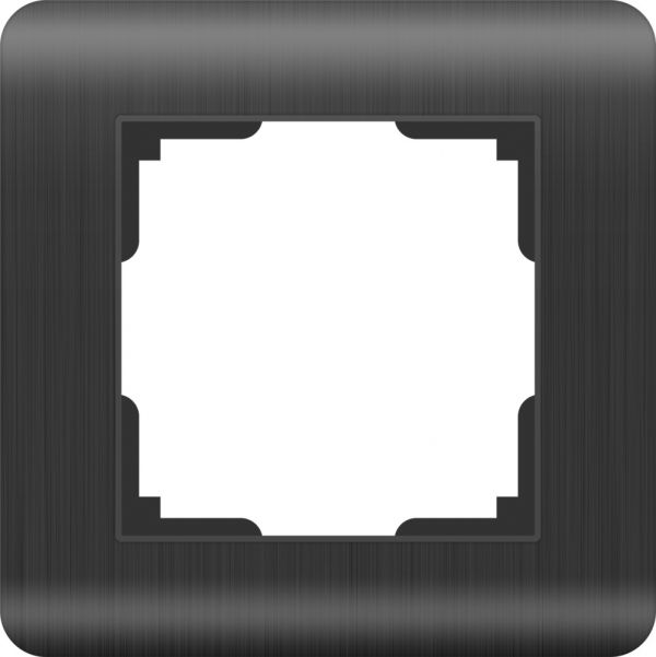 Рамка на 1 пост /WL12-Frame-01 (графит)