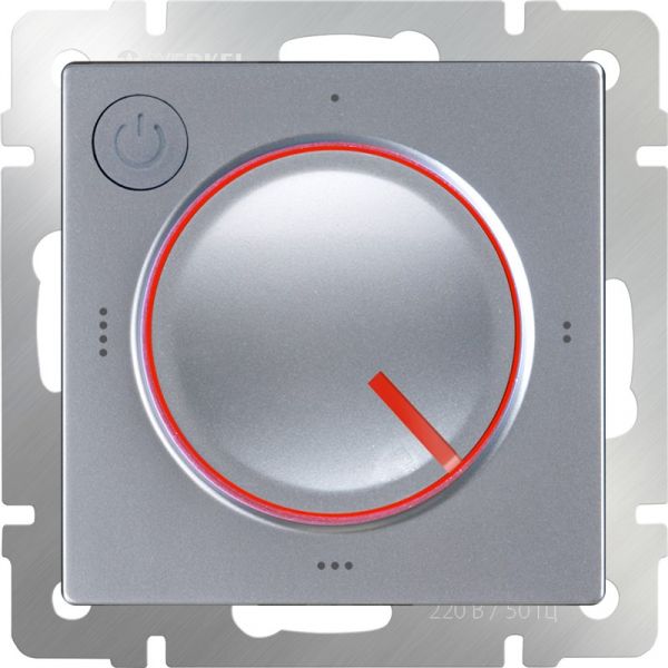 Терморегулятор электромеханический для теплого пола /WL06-40-01 (серебряный)