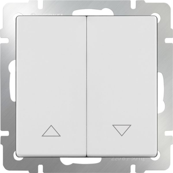 Выключатель жалюзи /WL01-01-02 (белый)