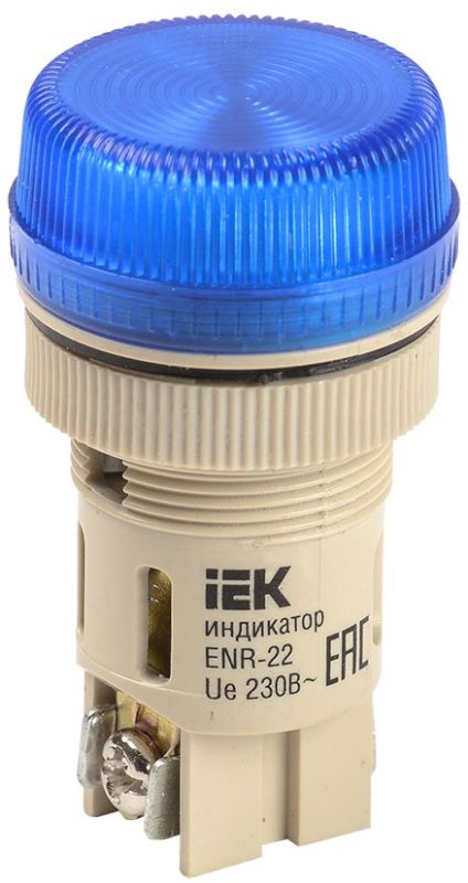 Светосигнальная арматура ENR-22 синий (ИЭК)