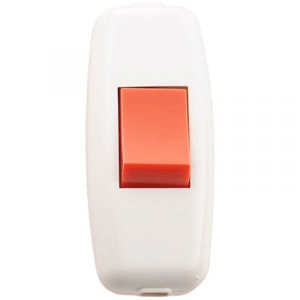 Выключатель навесной белый/красный 715-1101-611