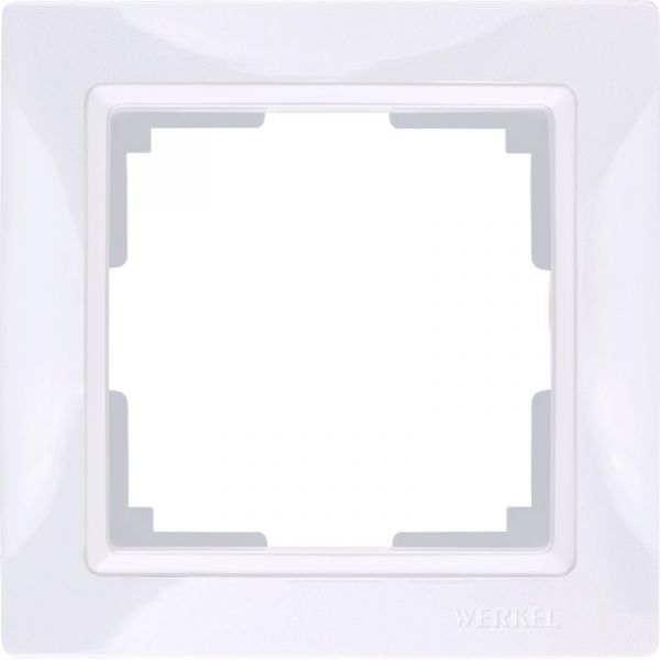 Рамка на 1 пост /WL03-Frame-01 (белая)