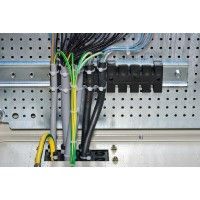 Пластиковый держатель для кабелей Ш75 /NSYSCCDINLG75/