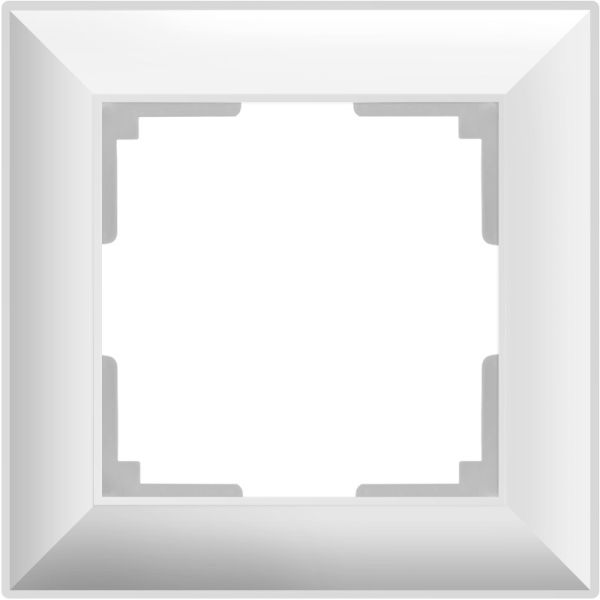 Рамка на 1 пост /WL14-Frame-01 (белый)