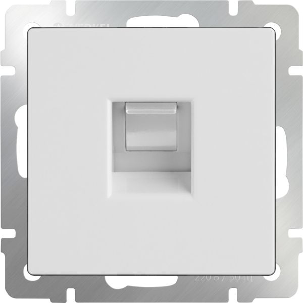 Розетка Ethernet RJ-45 /WL01-RJ-45 (белая)