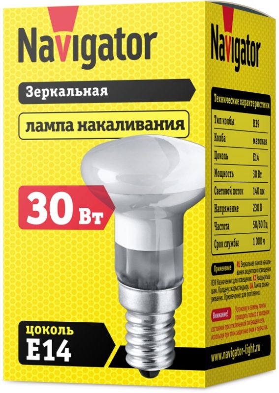 Лампа NI-R39-30-230-E14 94 318 Navigator