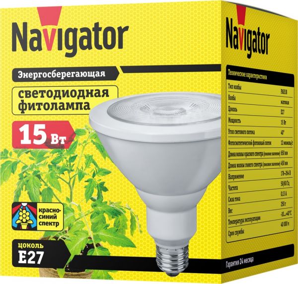 Лампа NLL-FITO-PAR38-15-230-E27 61 201 Navigator