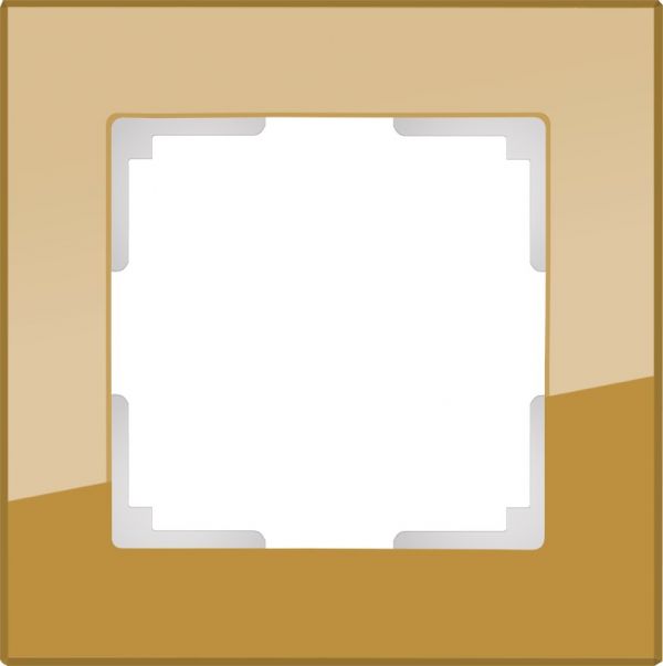 Рамка на 1 пост /WL01-Frame-01 (бронзовый)