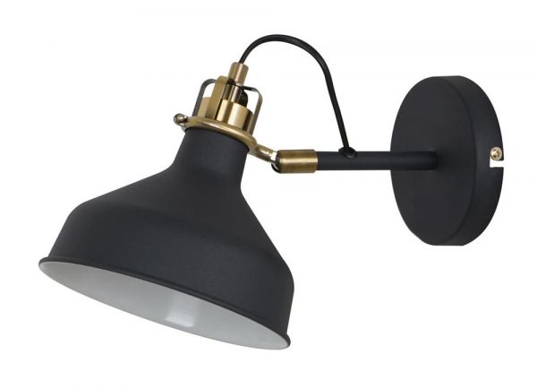 HT-887 (GYA серый+античная медь, настенный светильник под лампу накаливания Е27, 60Вт 200-240 В)