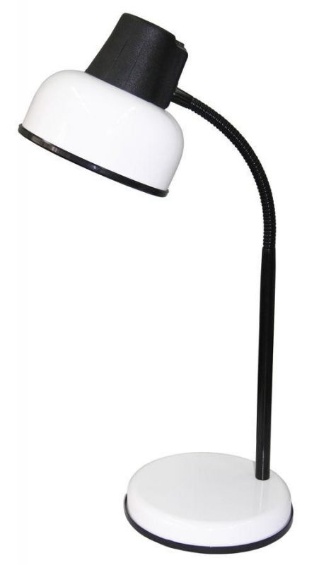 Бета Ш (настольный светильник на подставке, гибкая стойка 450мм, Е27, 60Вт, 220В, белый)