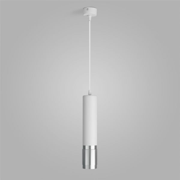 DLN108 GU10 /Светильник накладной белый/серебро