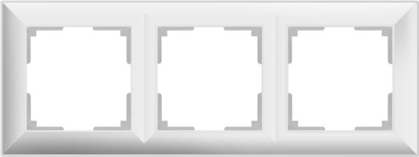 Рамка на 3 поста /WL14-Frame-03 (белый)