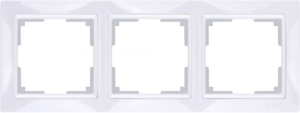 Рамка на 3 поста /WL03-Frame-03 (белый, basic)