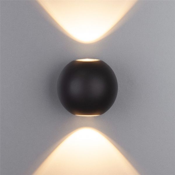 1566 TECHNO LED / Светильник садово-парковый со светодиодами DIVER черный