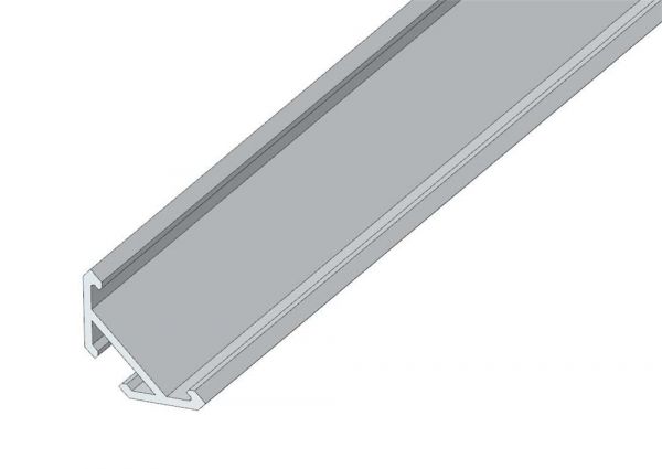 ЛСУ Алюминиевый профиль ЛСУ, цвет анодировки-серебро, длина 2 м