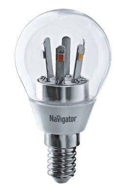 Лампа NLL-G45-5-230-2.7K-E14-CL 71 294 Navigator